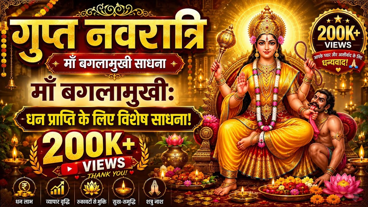 Dhan Prapti Mantra | 108 Times | Maa Baglamukhi Mantra | Money Mantra |