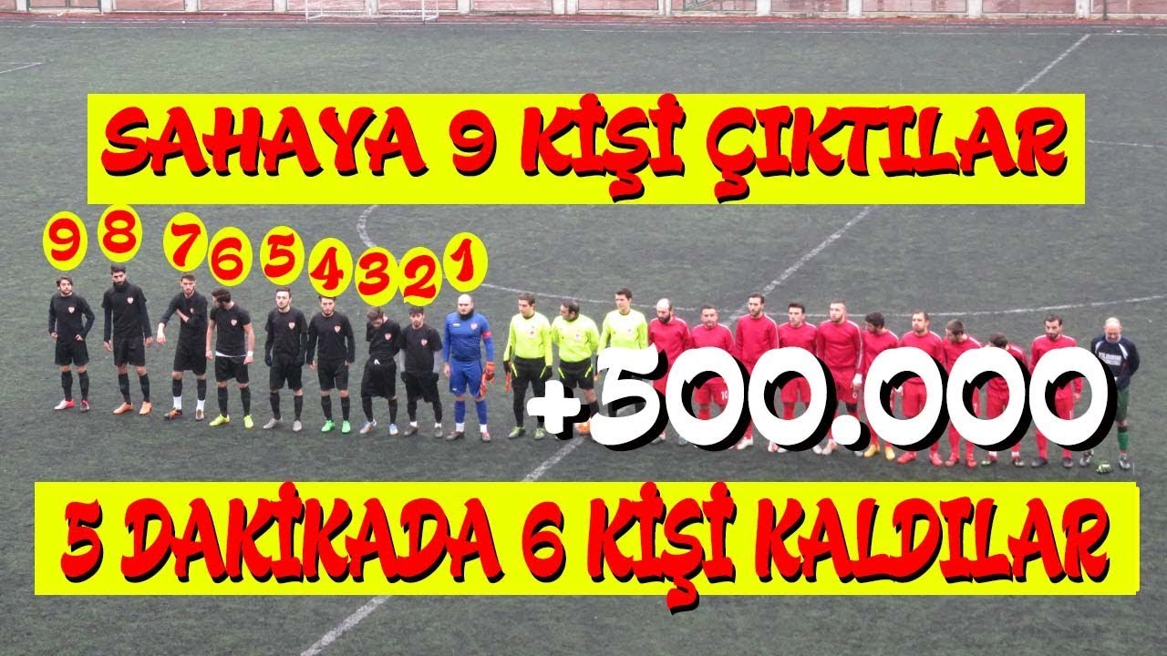 SAHADA 6 KİŞİ KALARAK TFF' Yİ PROTESTO ETTİLER