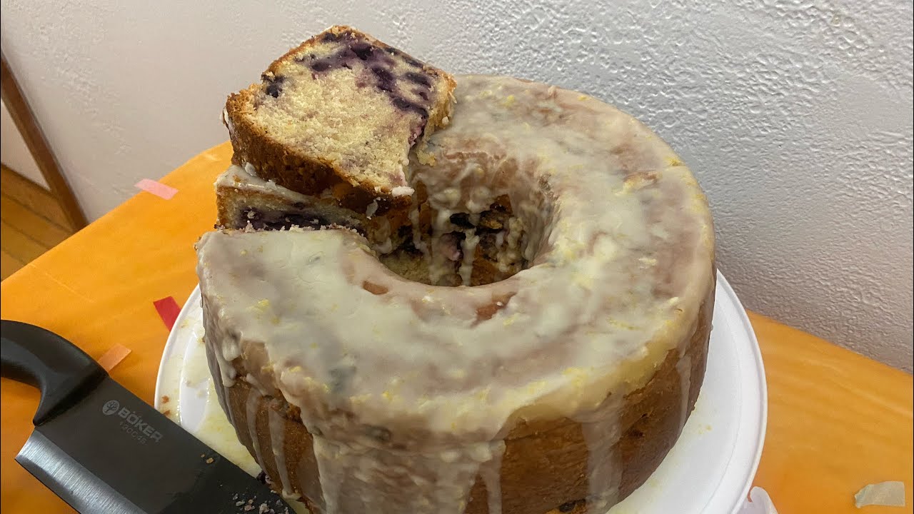 Blueberry Lemon Poundcake