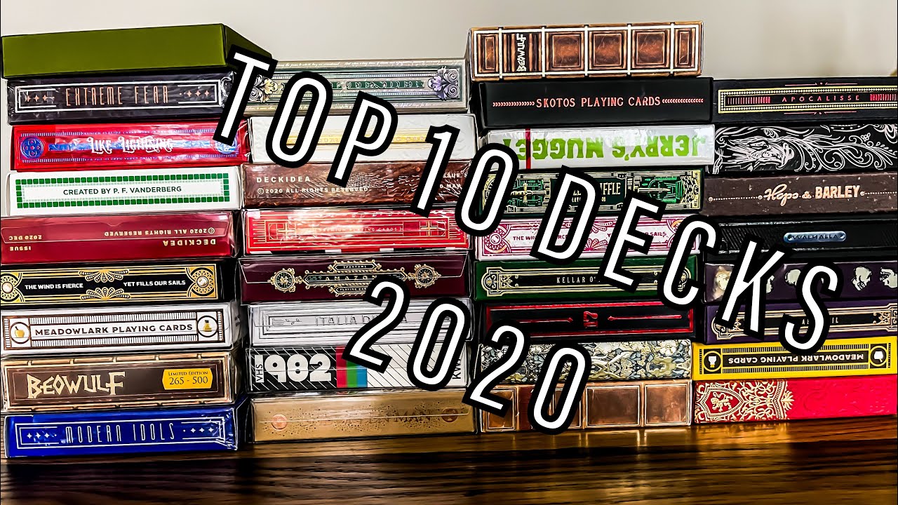 Top 10 Playing Card Decks from 2020 - The Card Guy