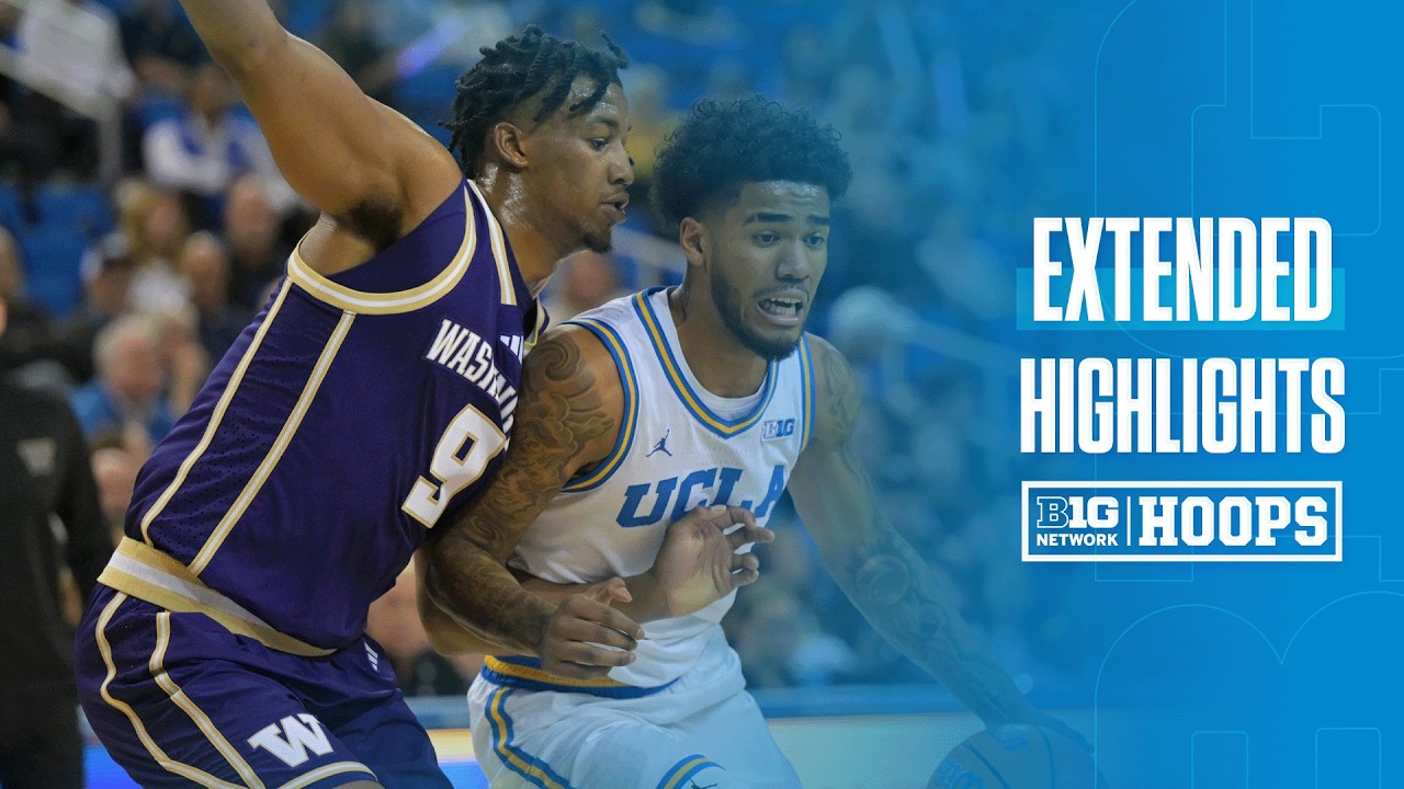 Washington at UCLA | Extended Highlights | Big Ten Men's Basketball | 02/07/26