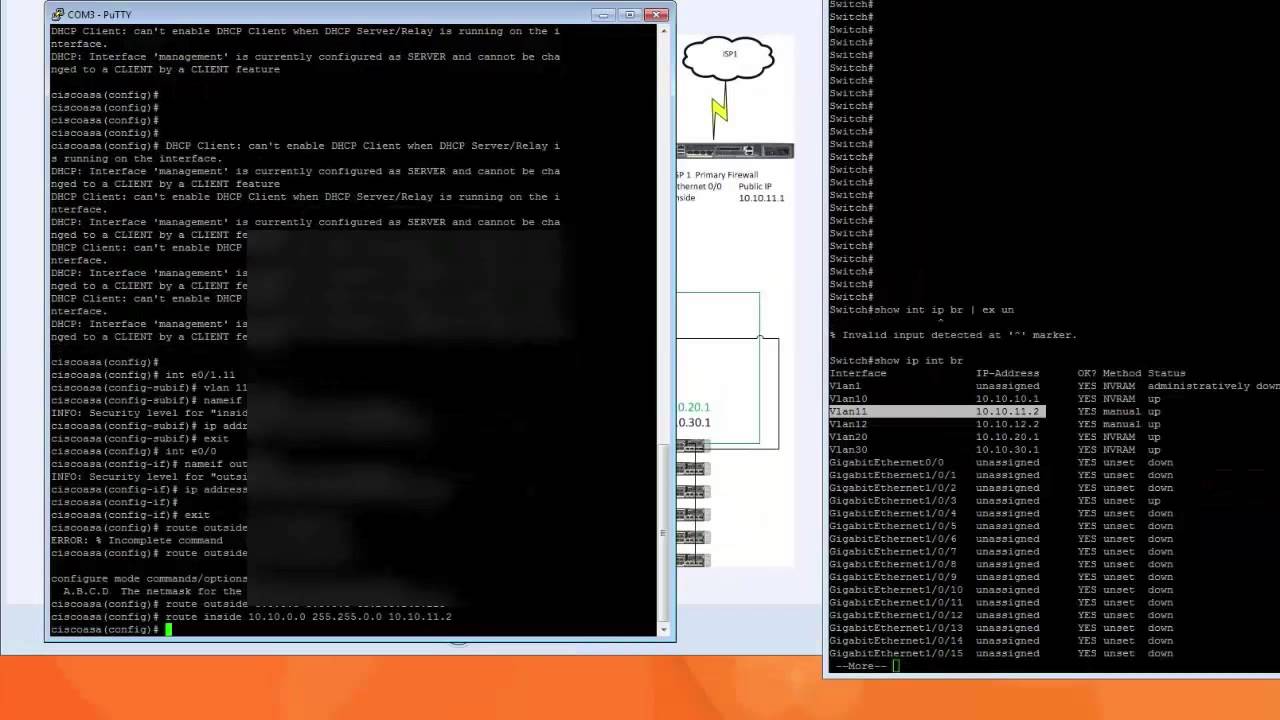 Setting up a New Network with Cisco 3850 and ASA 5510