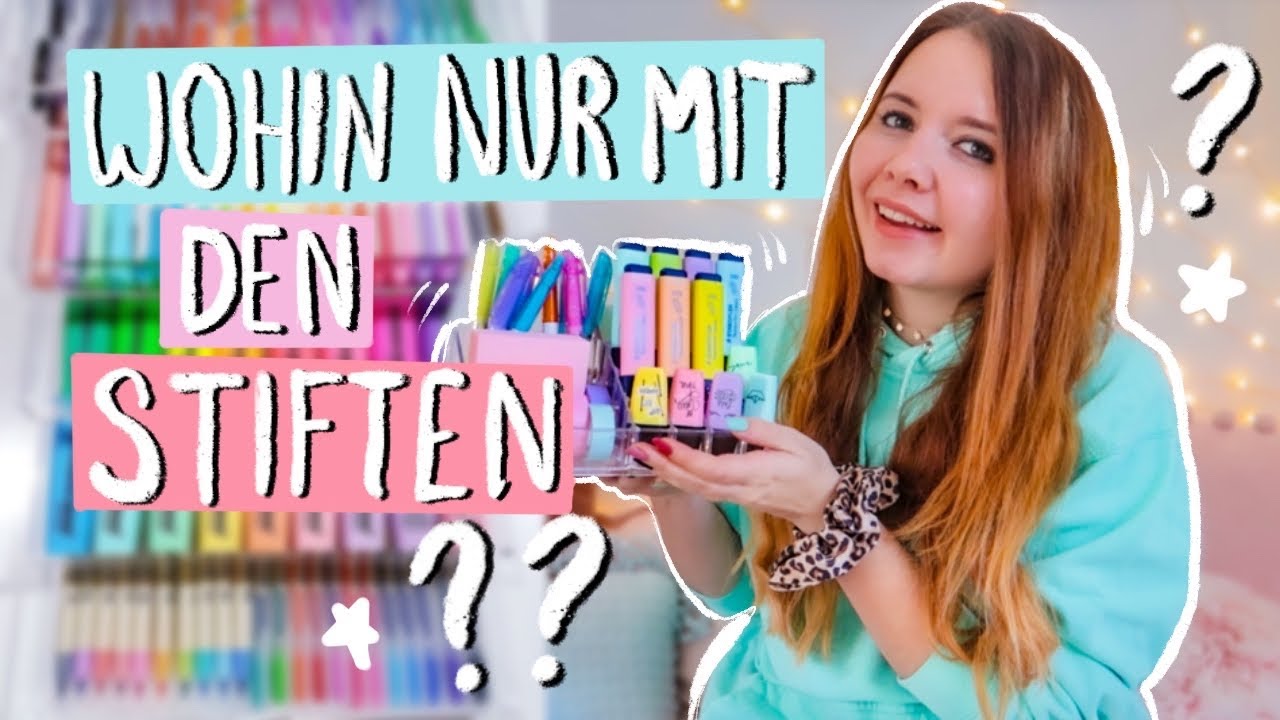 Wohin mit den vielen Stiften? | Meine Aufbewahrungsideen für Stifte || Foxy Draws