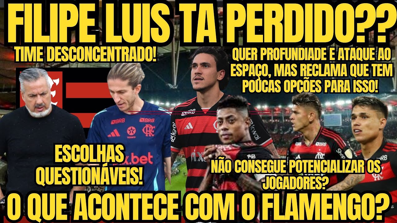 O QUE ACONTECE COM O FLAMENGO EM 2026? FILIPE LUIS TA PERDIDO? VAMOS ANALISAR !