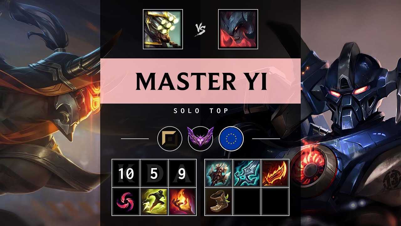 Master Yi Top vs Aatrox - EUW Master Patch 25.20