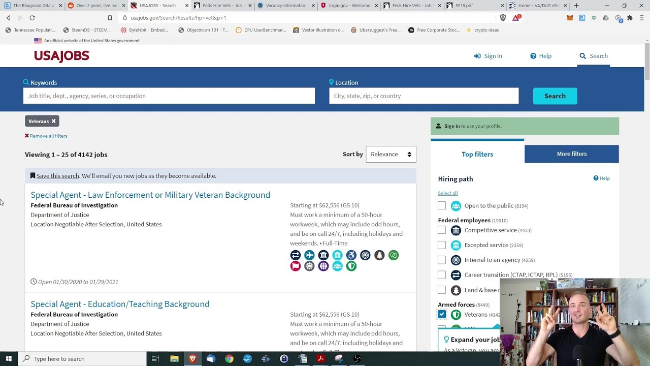 Veterans Preference, USA Jobs, and Special Hiring Authorities