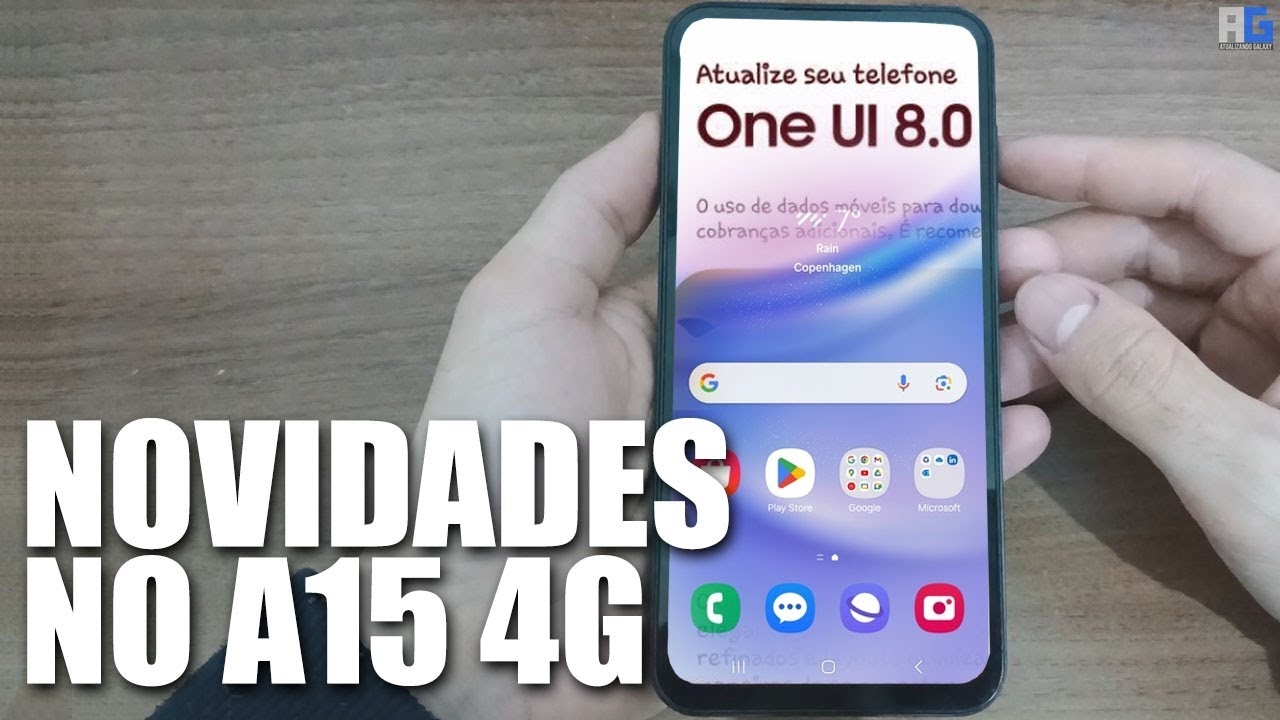Algumas NOVIDADES do A15 4G na ONE UI 8.0 e Android 16