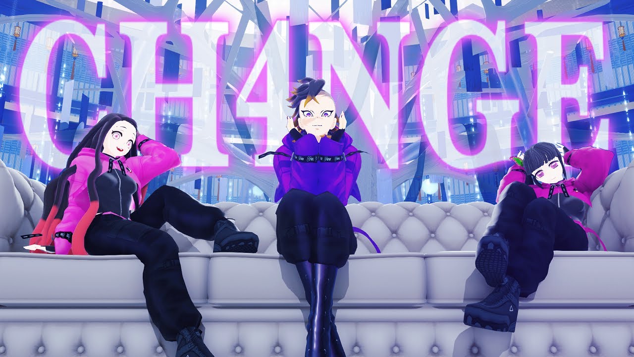 【鬼滅の刃MMD / Demon Slayer】 CH4NGE 【Nezuko/Genya/Kanao】 Part 1/2