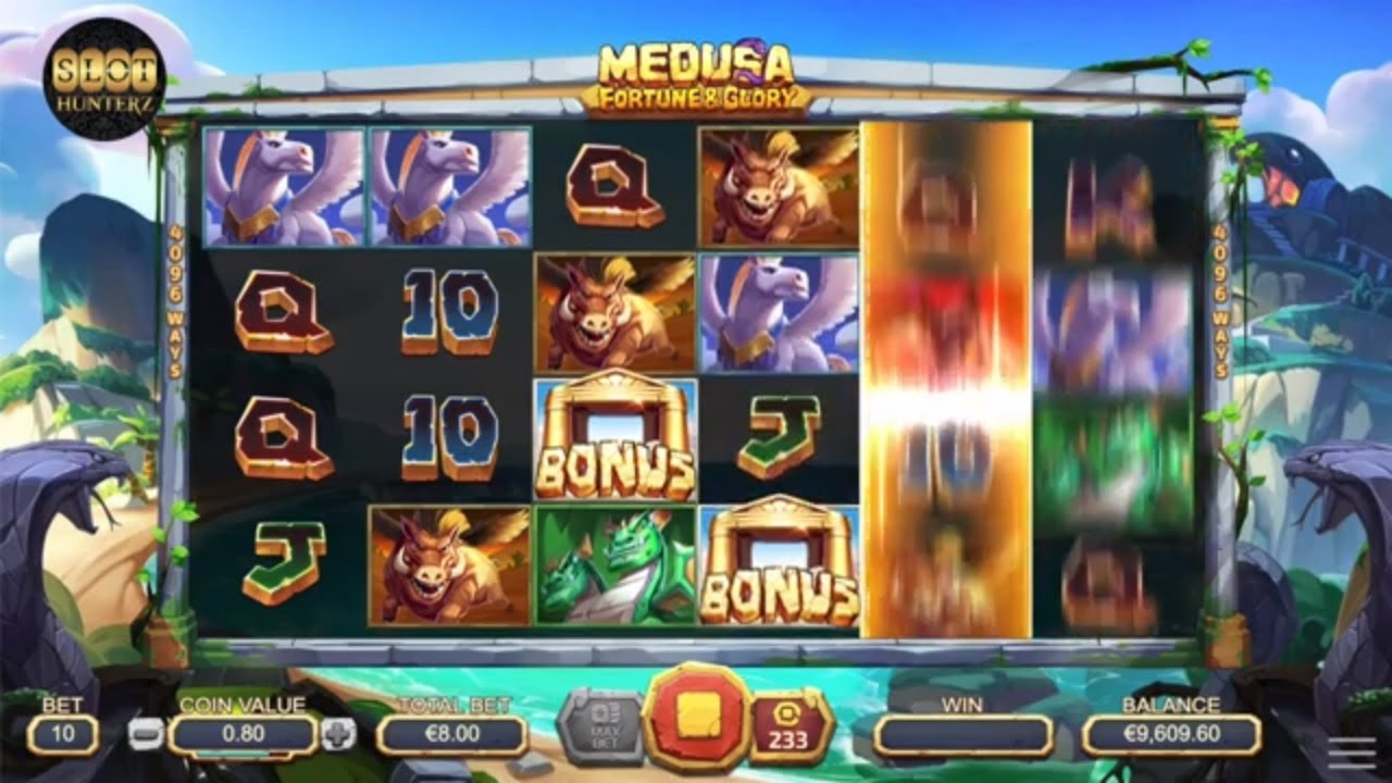 Medusa Fortune & Glory Bonus Feature (Yggdrasil)