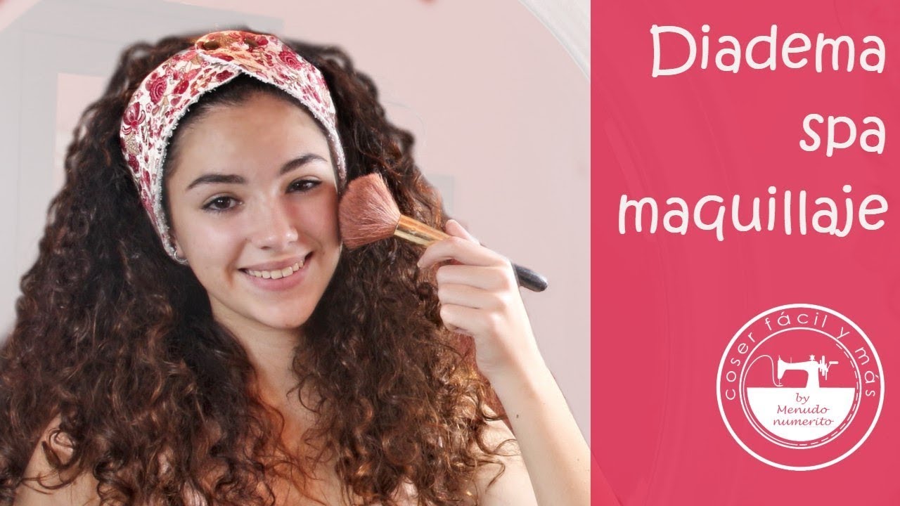 Diadema o banda de maquillaje, muy fácil!