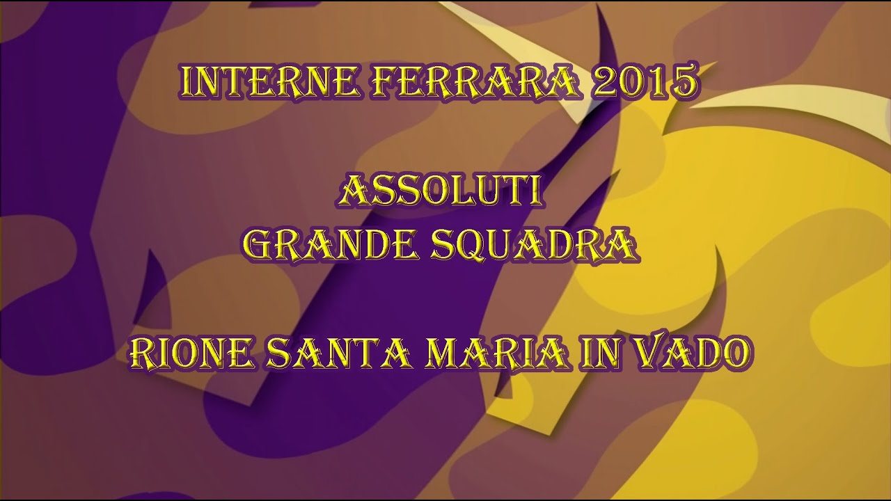 SMV - INTERNE 2015 - GRANDE SQUADRA