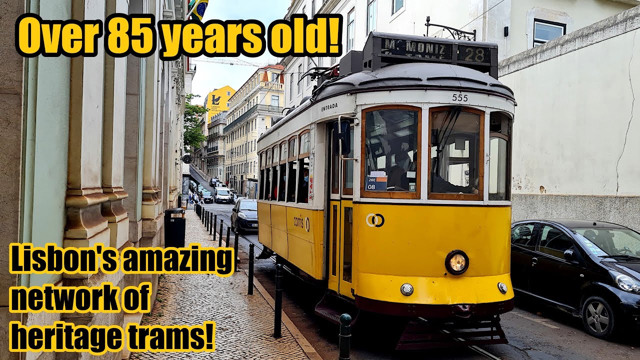 Over 85 years old! Lisbon's amazing heritage trams!