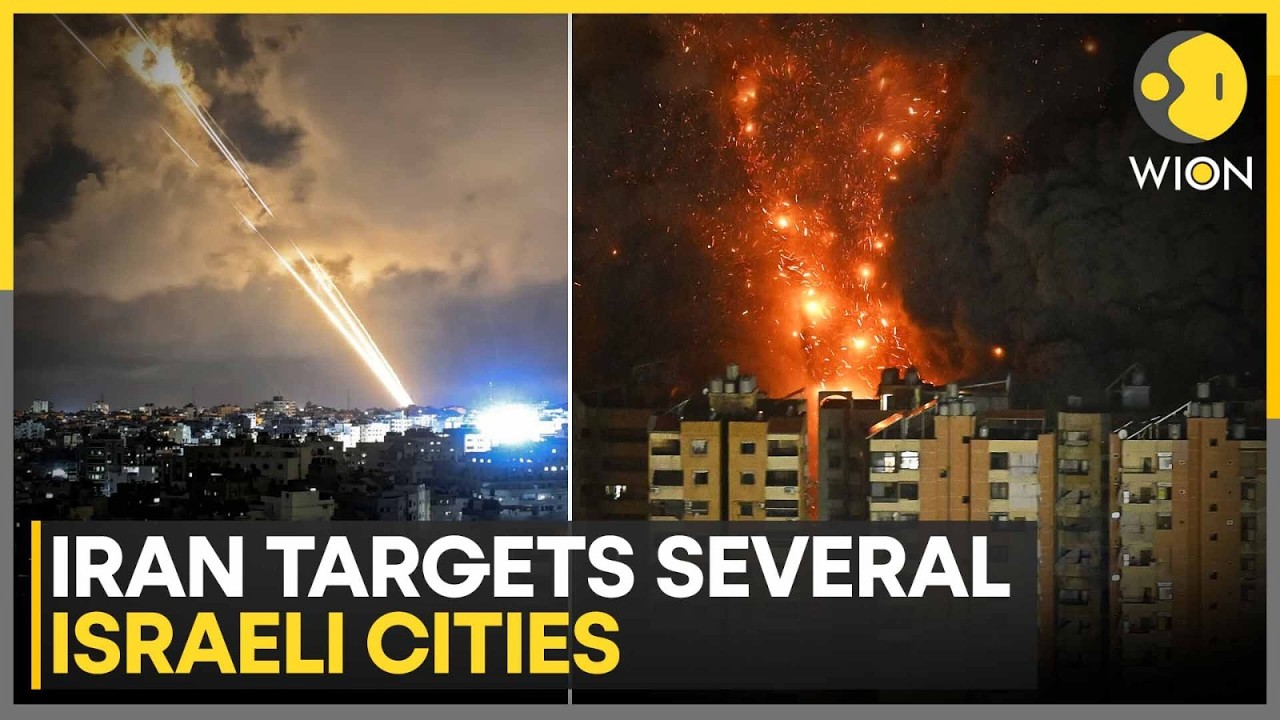 Israel-Iran War: Iran Launches Heaviest Missile Barrage On Israel, Strikes Targets Across Gulf |WION