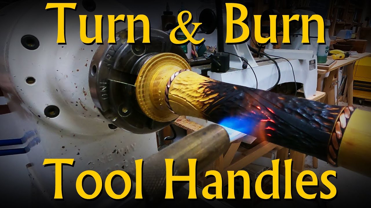 Turn a Quality Luxury Tool Handle using Copper and Fire