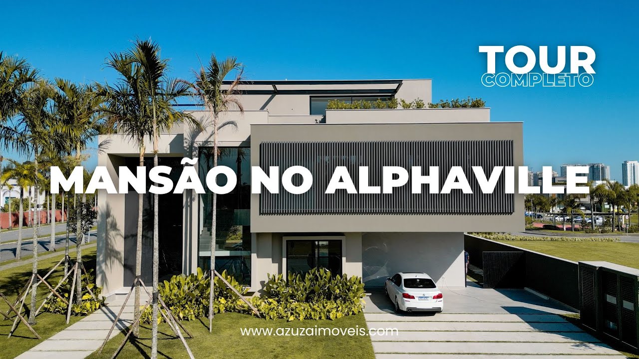 DESLUMBRANTE | Casa nova à venda por R$14.000.000 no Alphaville na Barra da Tijuca | Azuza Imóveis