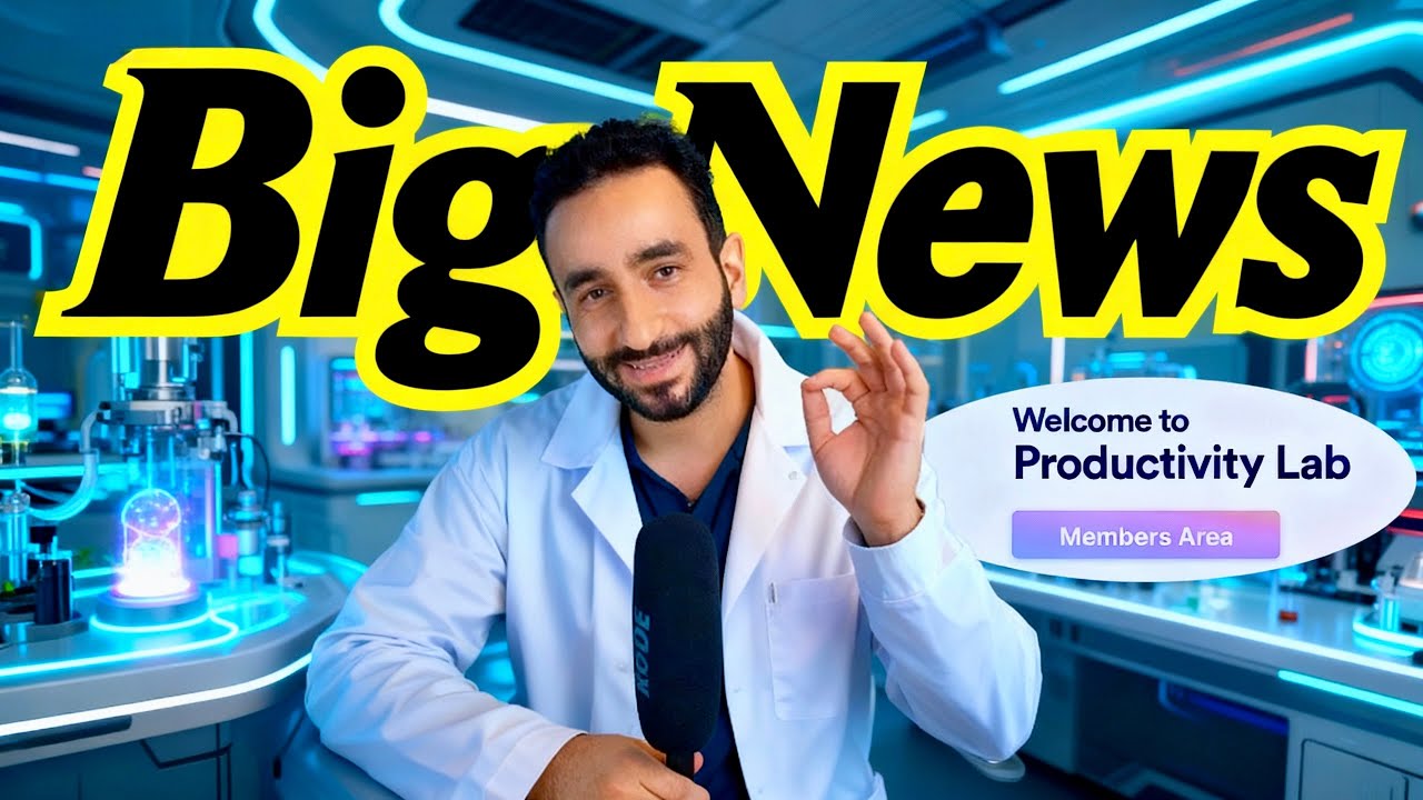 Productivity Lab of Ali Abdaal - Recent Changes & Big News!