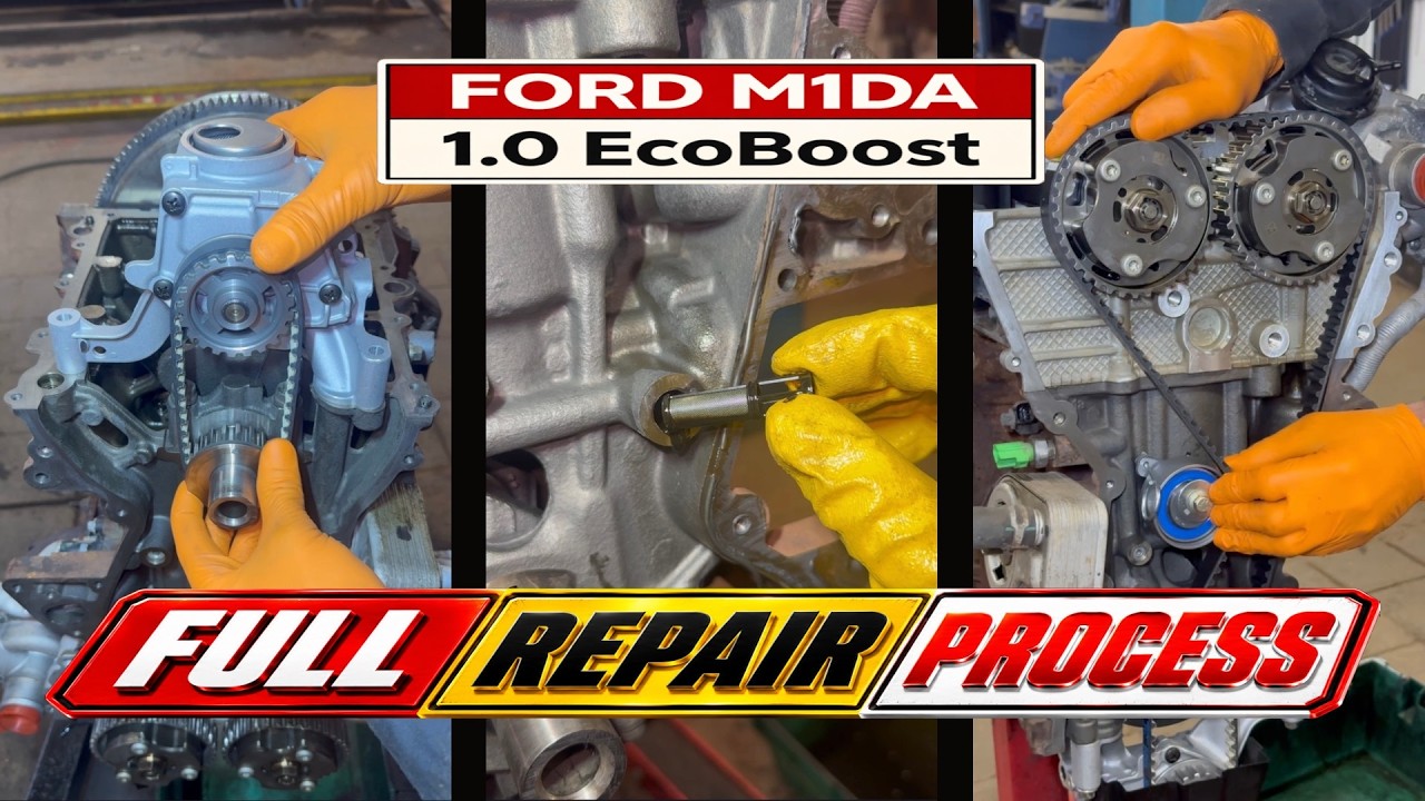 Ford 1.0 EcoBoost Pełna naprawa &ndash; pasek rozrządu w oleju niszczy silniki