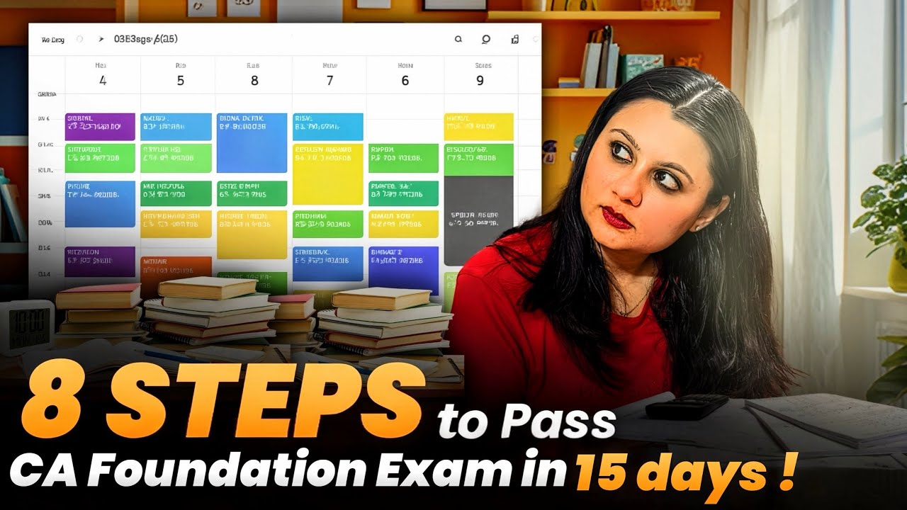 Not Studied much?15 Day Blockbuster Daily Chapterwise plan to Smartly clear CA Foundation Sep-25exam