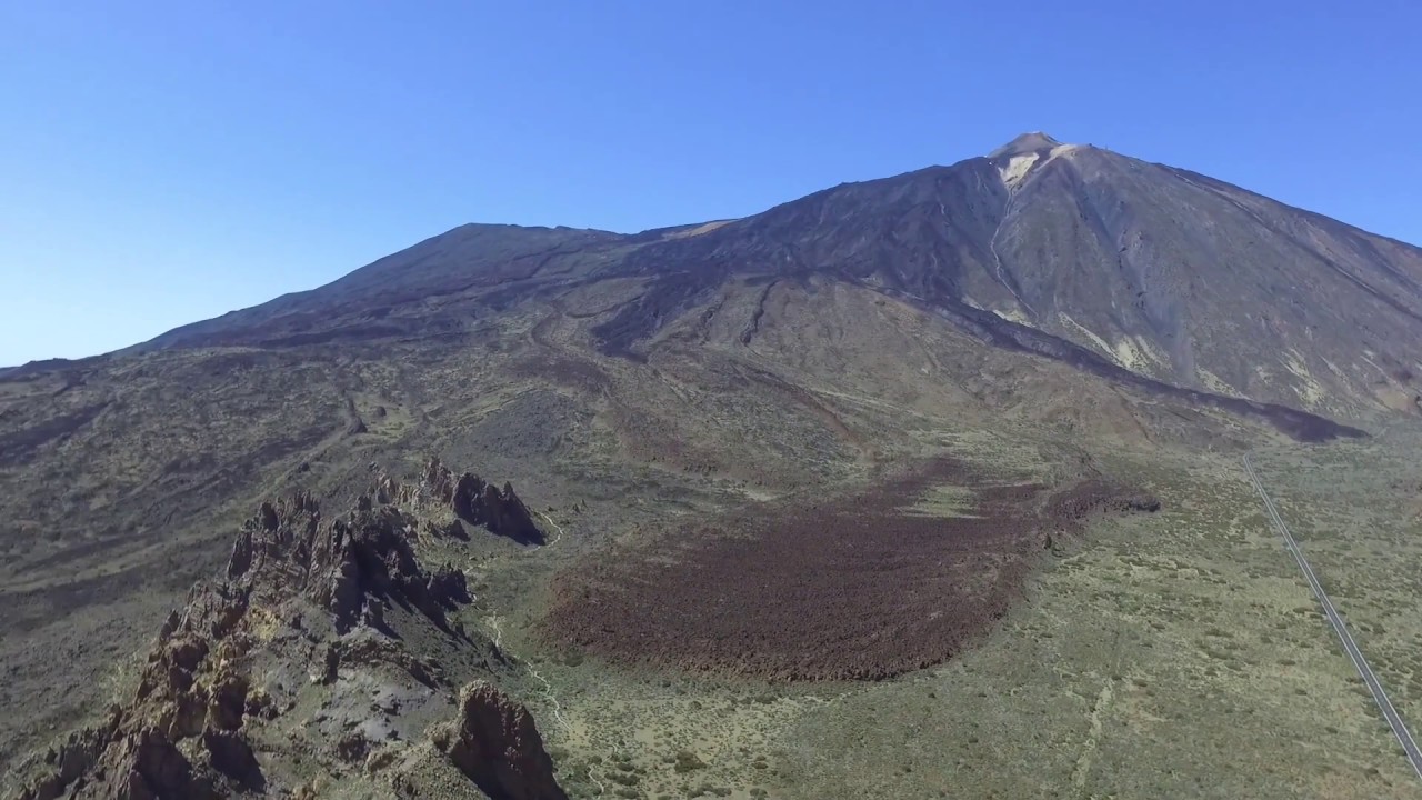 Tenerife Teide drone footage