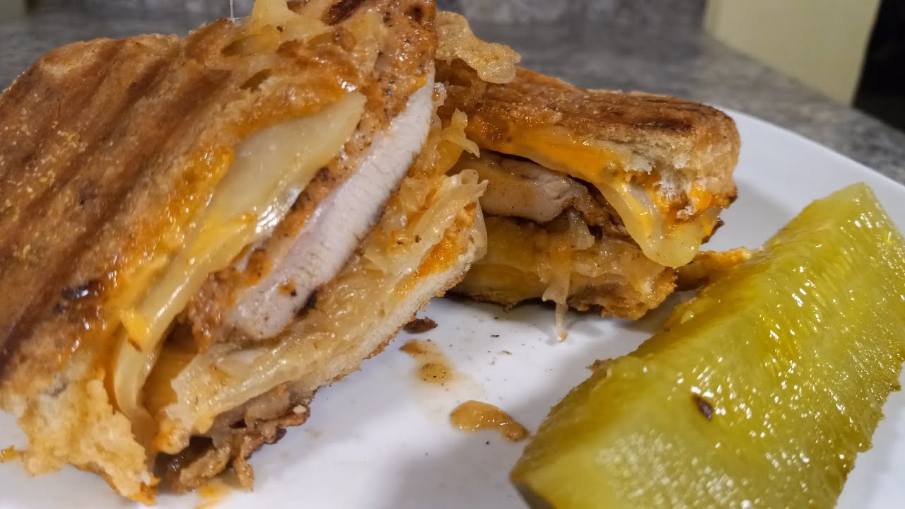 Reuben style Chicken Sandwich