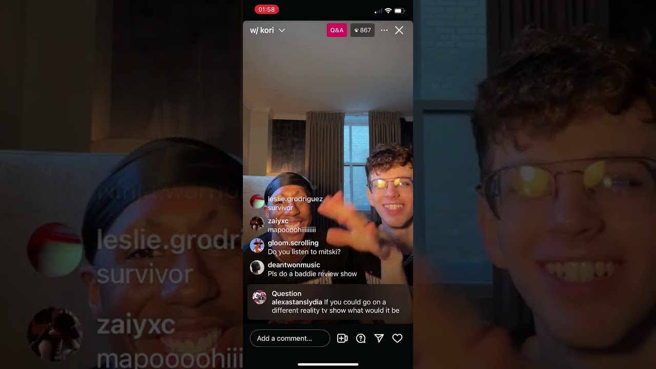 Lydia B kollins and Kori King Live stream