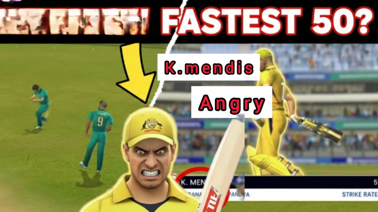 K.mendis 50 runs||against multiplayer||sachin saga pro