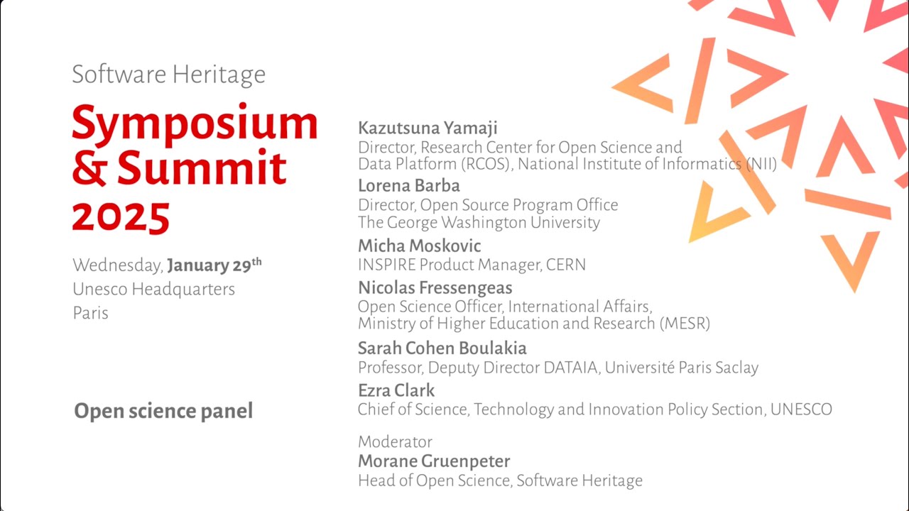 Symposium 2025 - Open Science Panel