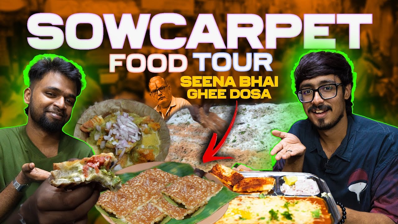 Sowcarpet Street Food Hunt 💥😍| Peppa Foodie