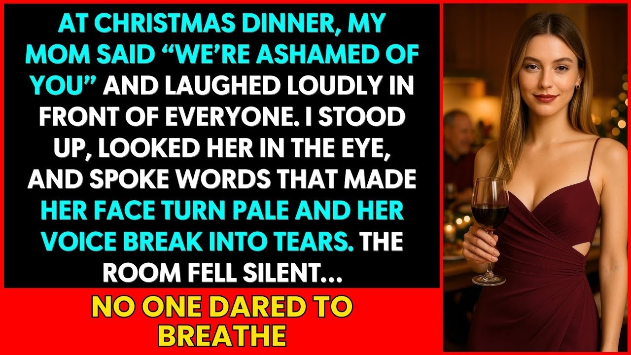 At Christmas Dinner, My Mom Said “We’re Ashamed of You” — Then I Said Something That Shocked Her