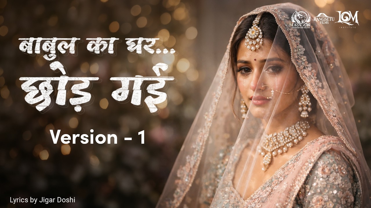 Babul Ka Ghar Chhod Gayi – V1 | Vidai Song 2026 | Indian Wedding Song | Babul Ka Ghar #wedding#bride
