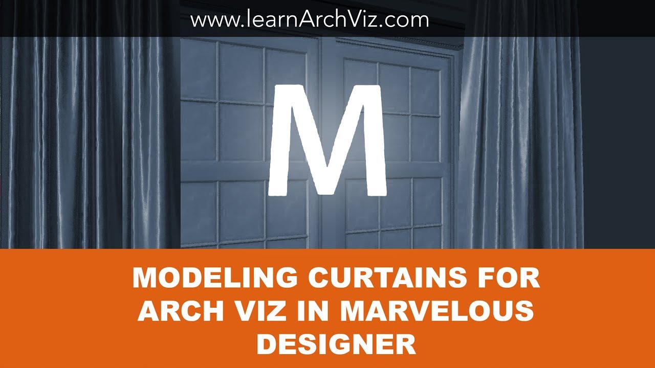 Modeling Curtains for Arch Viz Using Marvelous Designer