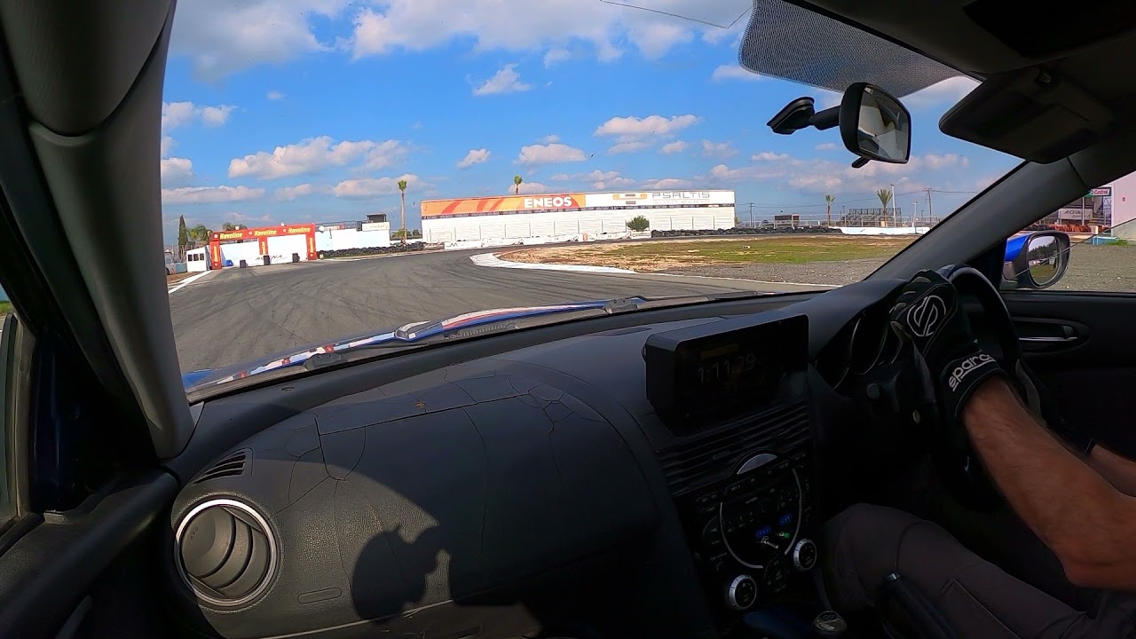 New personal best in RX-8 on Achna Speedway (1:09.8)