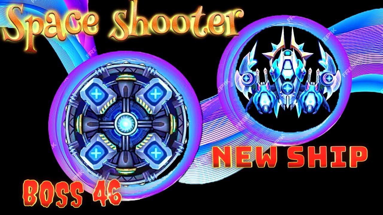 boss 46 in space shooter fight with darkblood ship review by spiderlord official