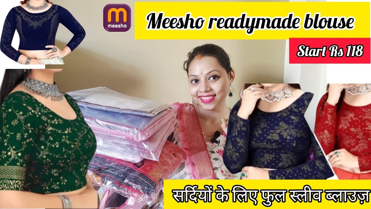 *HUGE *MESSHO AFFORDABLE BLOUSE HAUL|MESSHO DESIGNER BLOUSE COLLECTION 👚 ✨️🥻🌸
