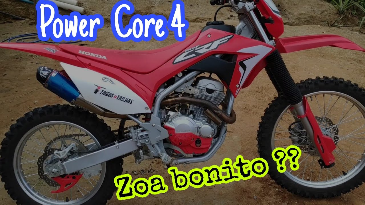 CRF 250f com Escapamento Power Core 4 !!