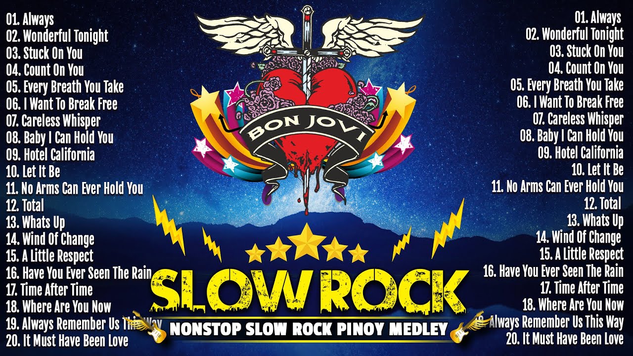 Slow Rock Love Songs Collection 70s 80s 90s 🎸 Nonstop Slow Rock Medley 2026 🤘 Best Luamang Tugtugin