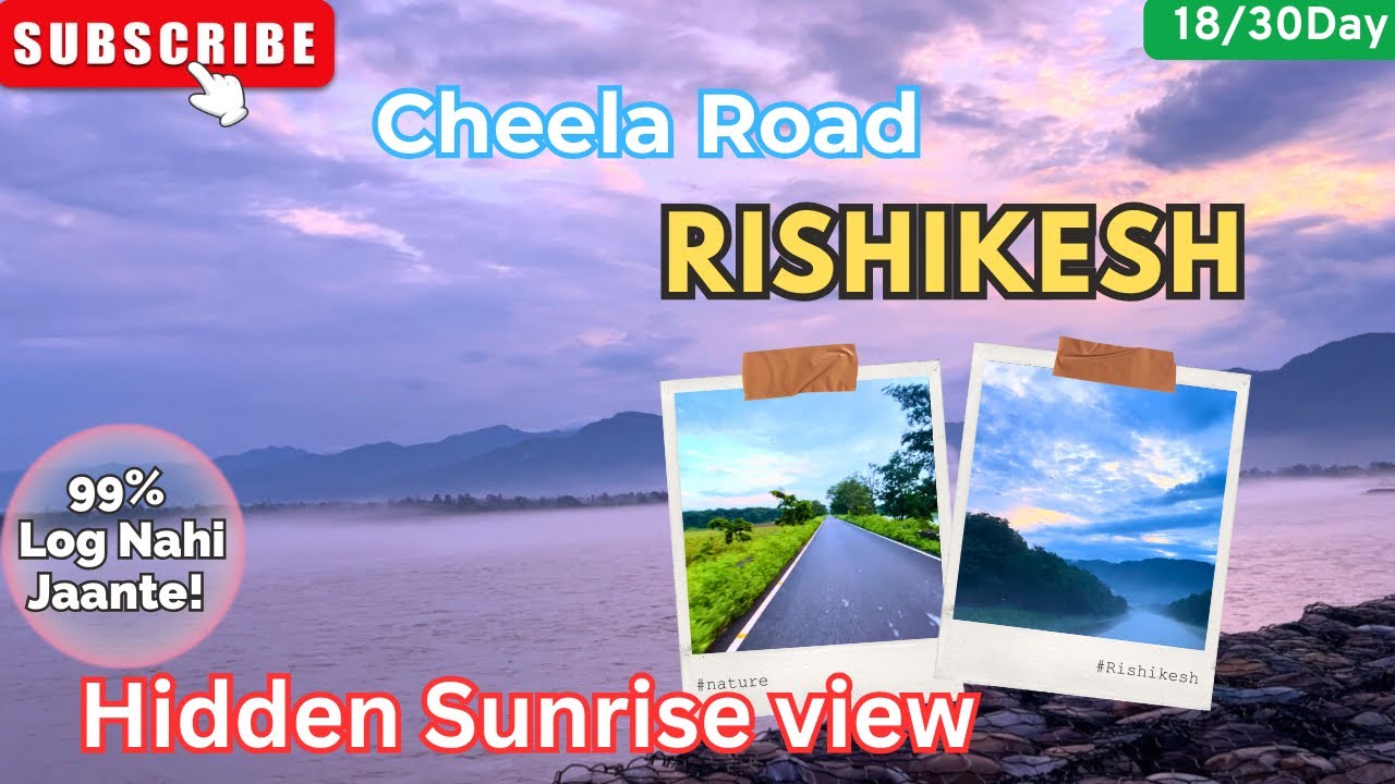 Explore Rishikesh’s Hidden Sunrise Point | Chilla Road Jungle Vlog | Capturing Rishikesh