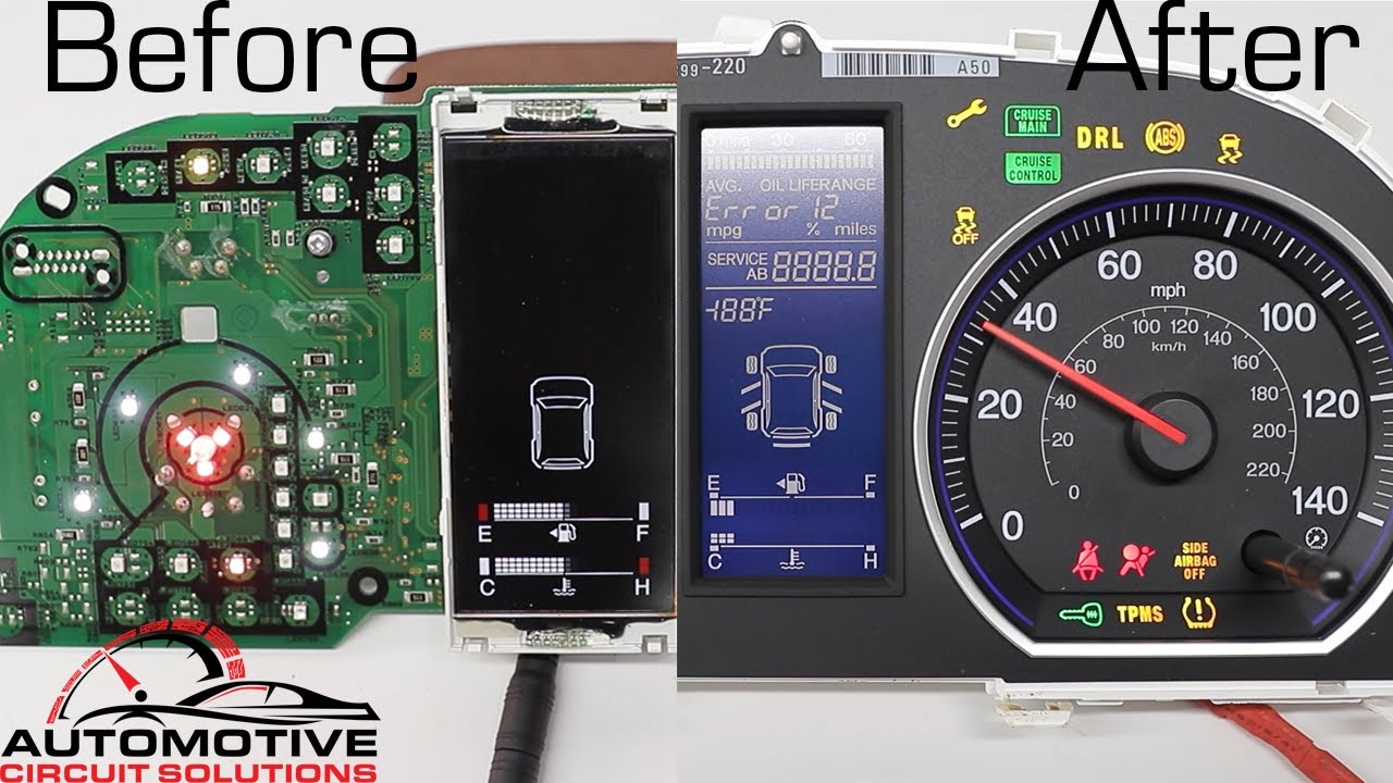 Honda CRV Display Repair