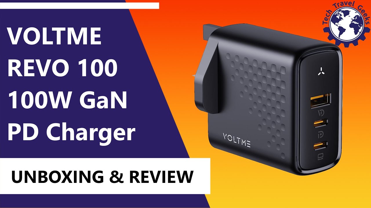 Распаковка и обзор зарядного устройства Voltme Revo 100 USB-C и USB-A 100 Вт PD