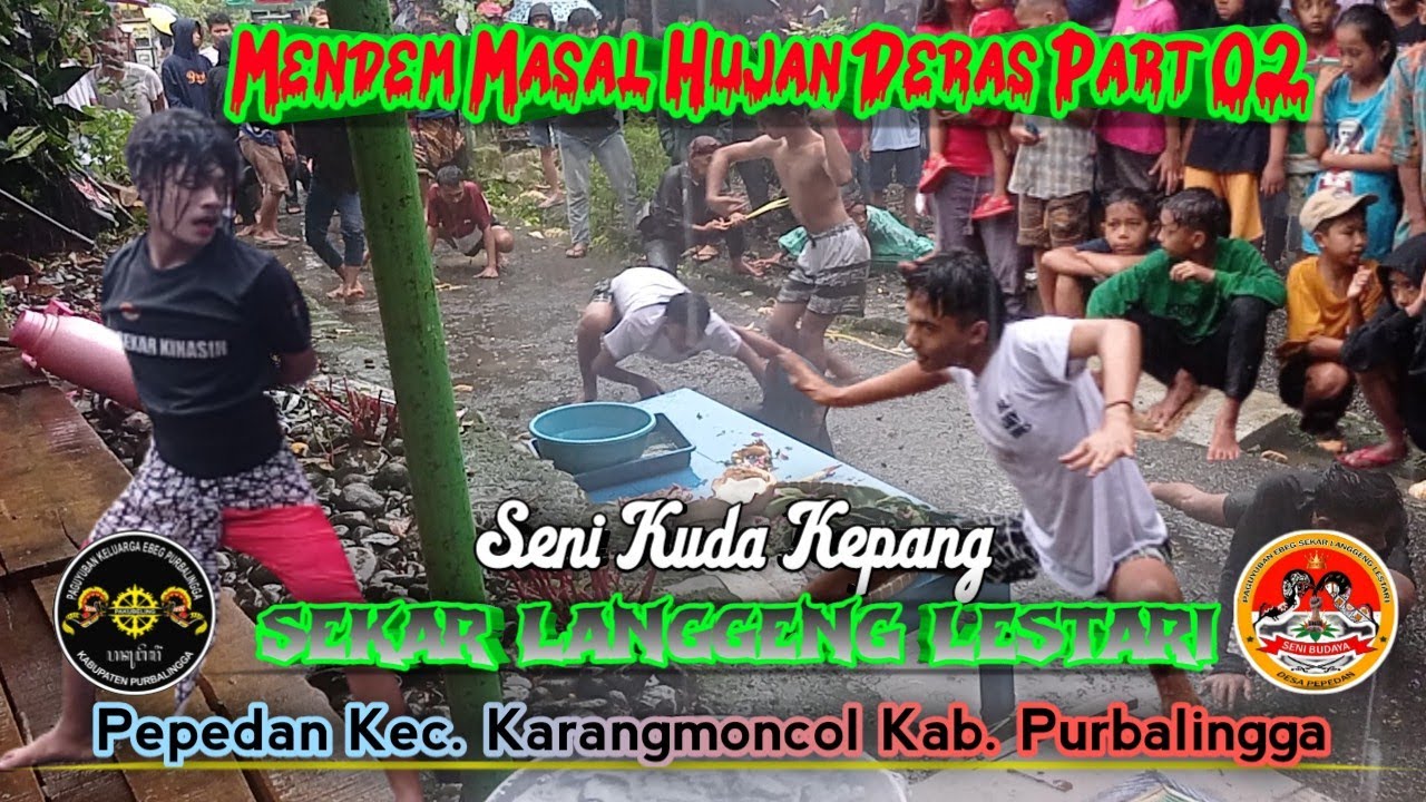 Janturan Part 2 Hujan Deras Mendem Masal Ebeg Sekar Langgeng Lestari Pepedan Karangmoncol PBG