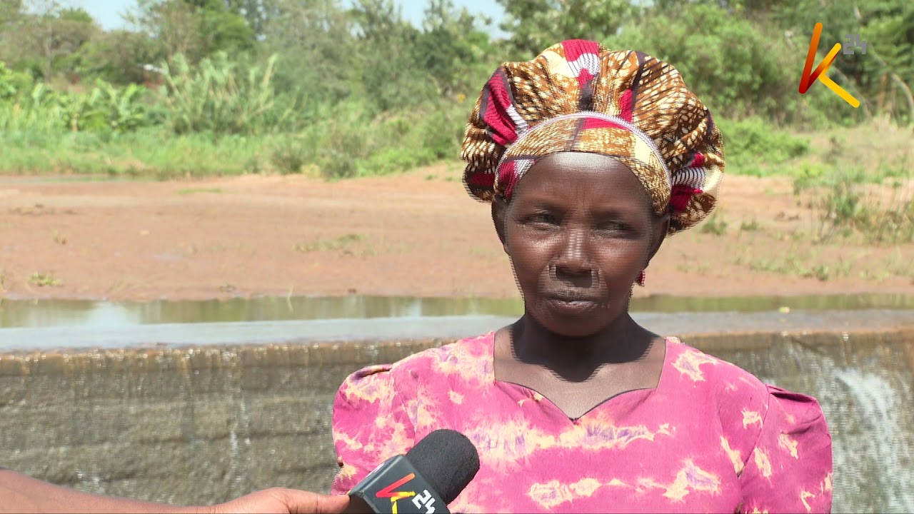 Kathambali dam in Makueni county, is where residents built a dam to conserve water under the sand,
