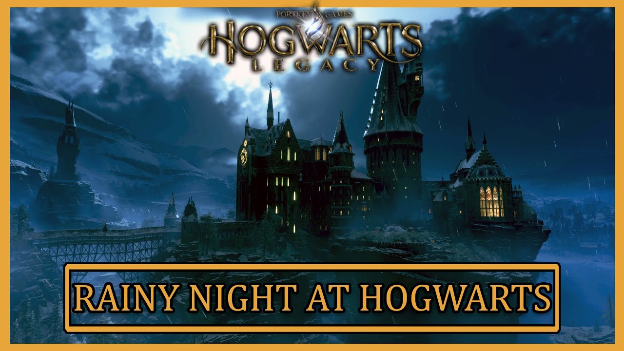 Thunderstorm at Hogwarts • Harry Potter Ambience