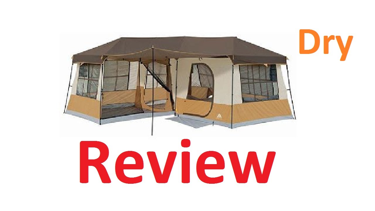 Ozark Trails 3 Room Cabin Tent Review - Dry Review