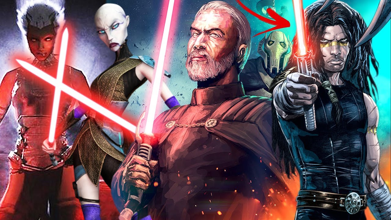 Todos los Aprendices del Conde Dooku en Star Wars