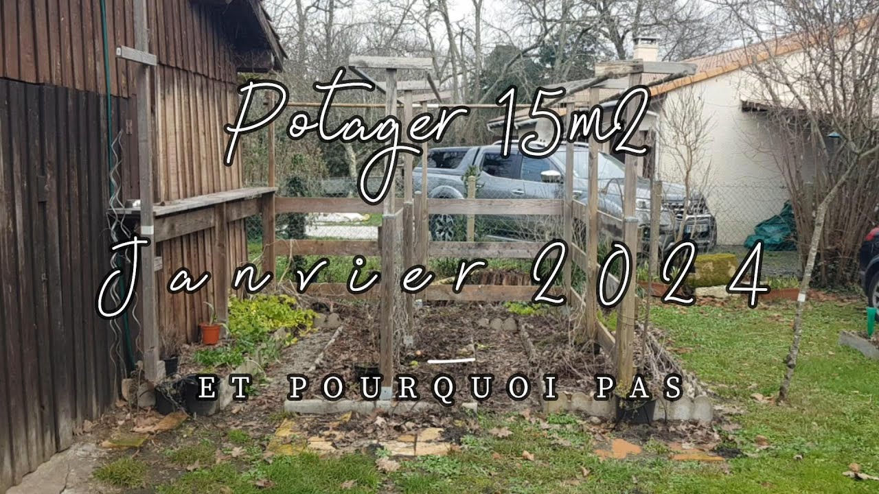 POTAGER DE 15 M2 C'EST LA MI-JANVIER BONNE ANNEE 2024