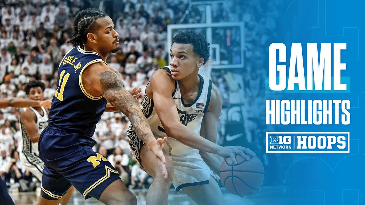 Michigan at Michigan State | HIGHLIGHTS | Big Ten Men's Basketball | 01/30/26