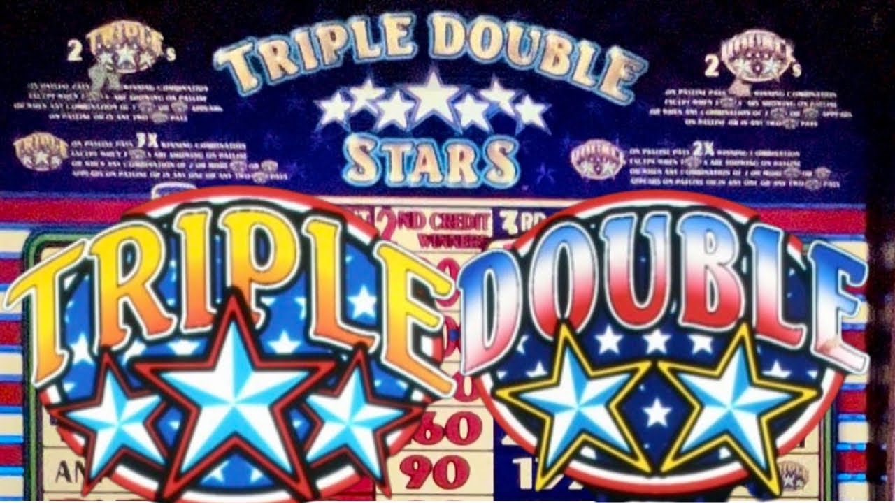 Casino Classic Old School Triple Double Stars 3 Reel Slot