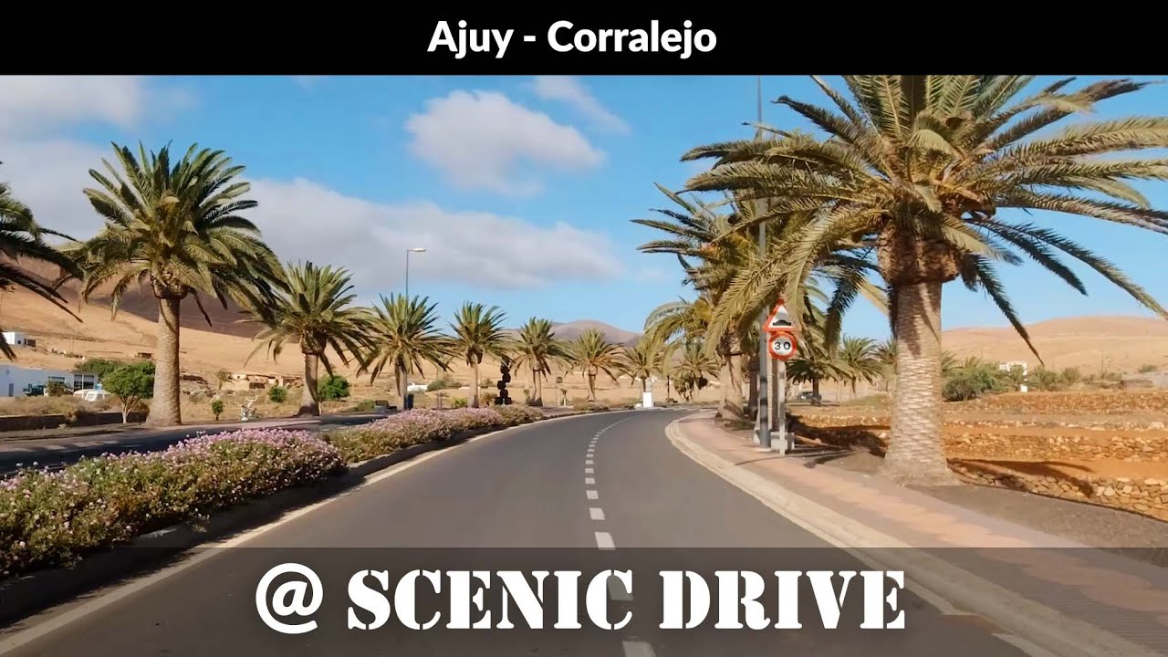 Take a relaxing drive from Ajuy to Corralejo on this picturesque road