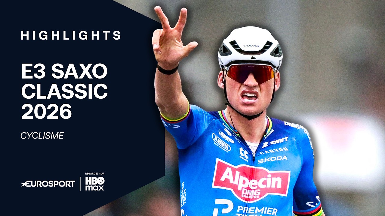 E3 SAXO CLASSIC 2026 - VAN DER POEL EXCEPTIONNEL ! Une &eacute;chapp&eacute;e solitaire et UN COUP DE CHANCE !