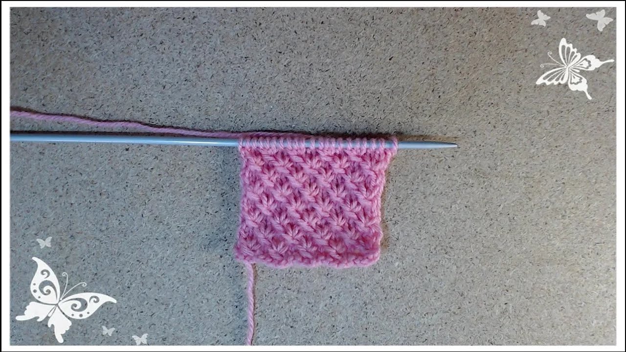 TUTO Point étoile (droitiers) #handmade #diy #вязание #knitting #tutorial #tricot